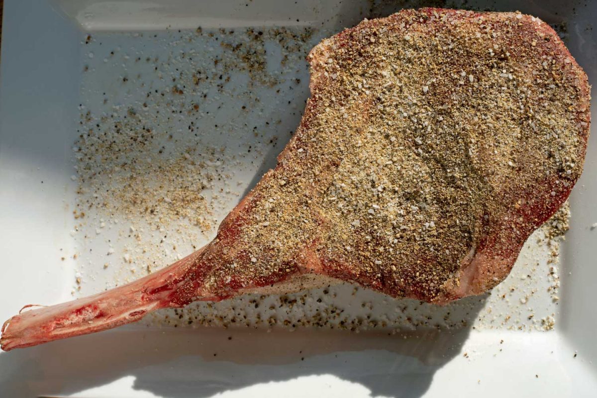seasoned steak