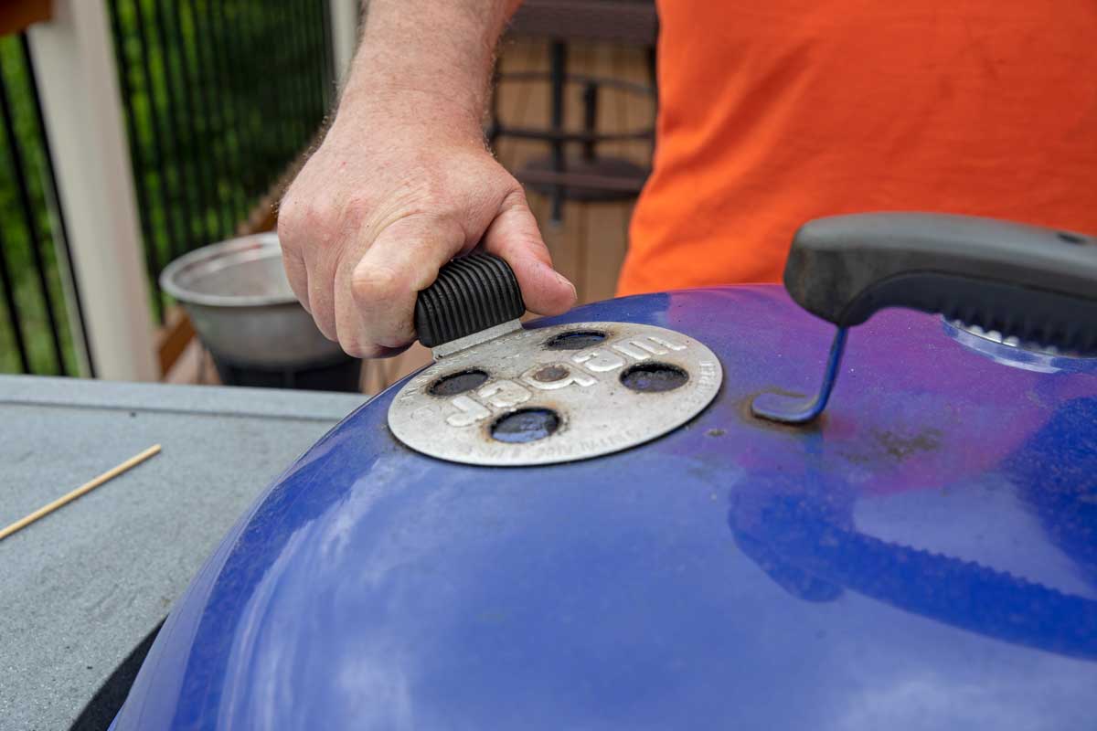 shutting off grill vent