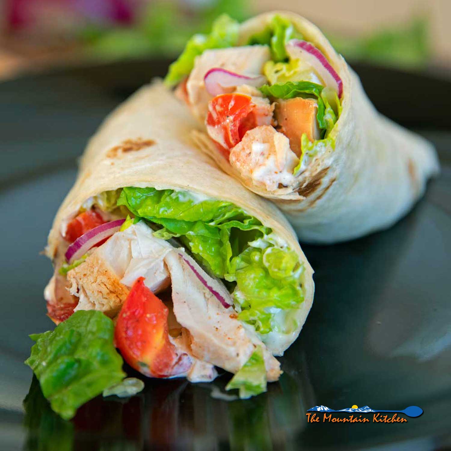smoked turkey wraps