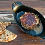 BBQ Grilled Brie hot and ready to eat