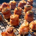 smoked pig shots on grill