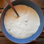 bowl of lemon aioli ready to serve