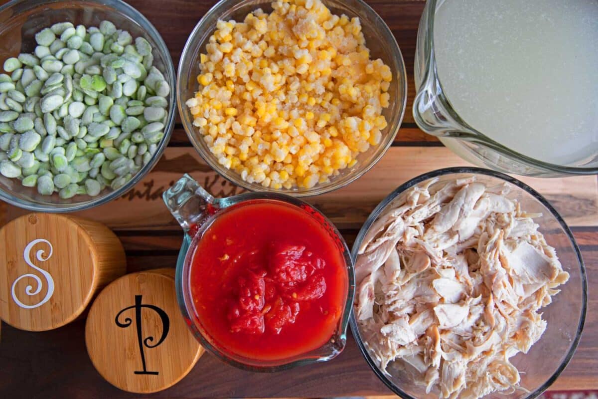 ingredients needed to make chicken vegetable soup
