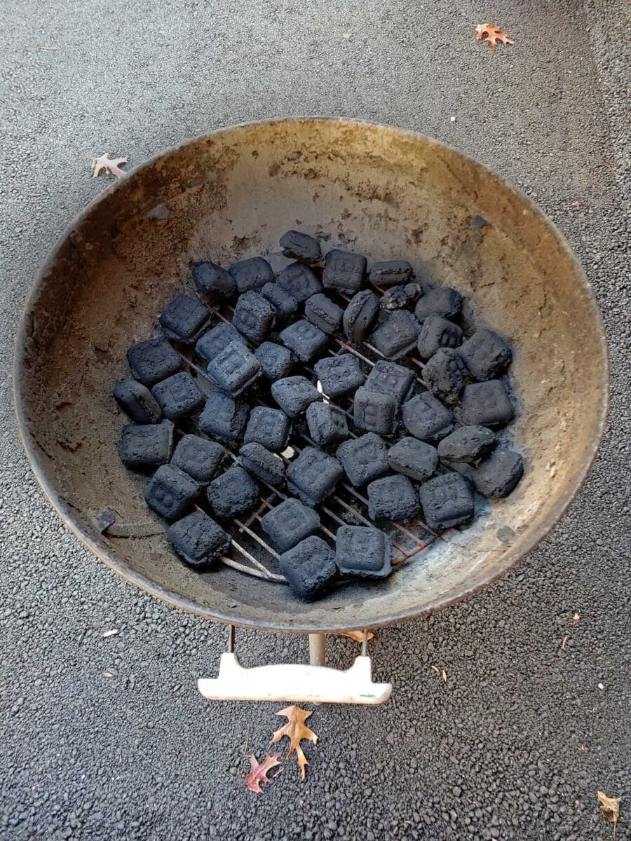 direct heat charcoal configuration