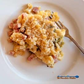 ham and broccoli macaroni and cheese