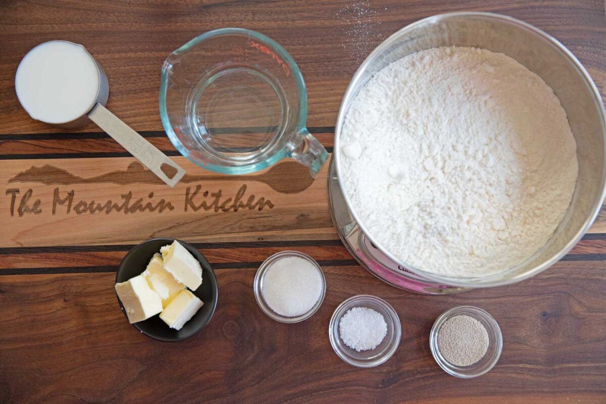 ingredients to make bread