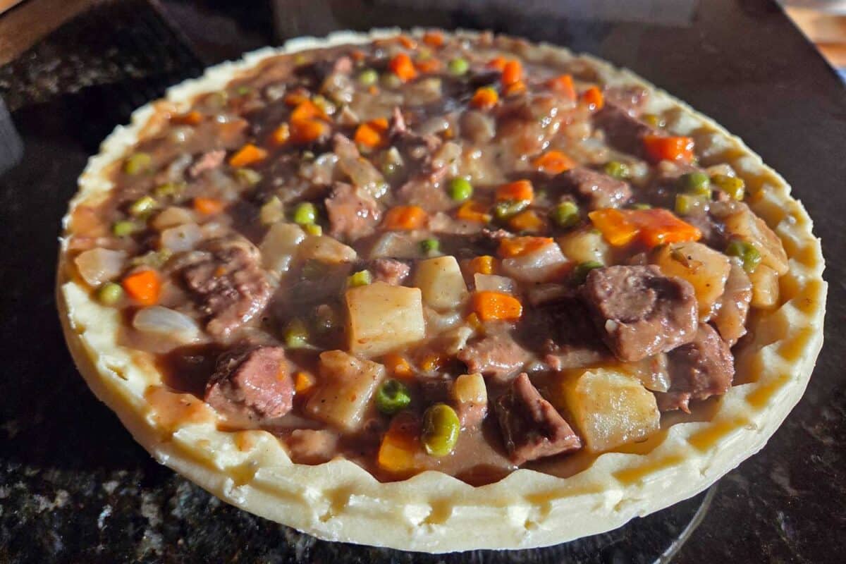 filling in crust